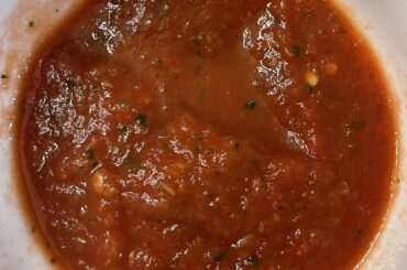 Hybrid salsa from the top 3 salsas on this subreddit. Roasted/El Pato/restaurant table salsa