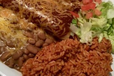 Pork Tamales with Pinto Beans and Rice