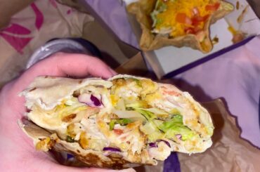 This is how they made my chicken avocado stacker tonight