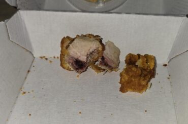 Is the redness in the chicken nuggets normal?