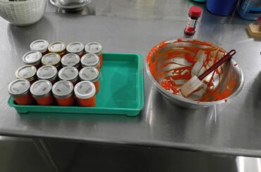 Had some extra peppers so I made 96oz of fermented Fresno hot sauce this past summer.