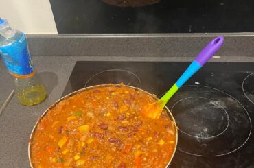 Chilli (probably gonna be slated because it looks bad but I enjoyed it). Only so much a uni student can do sometimes.