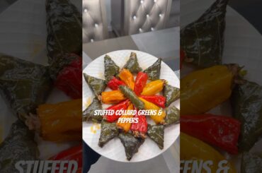 When Peppers Meet Collard Greens🔥 #collardgreens #recipe #fyp #asmr #yummy #chefselection #omg #wow
