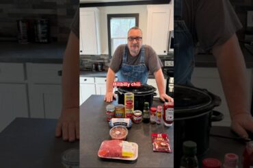 Hillbilly chili 🌶️ best easiest recipe #chilirecipes #chili #redneckcooking#coldweatherfood