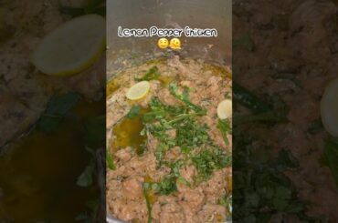 Best Lemon Pepper Chicken Recipe for Dinner 🤤🫠🤌🏻 #food #foryou #shorts #dinner #recipe