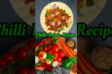 Chilli Potato Recipe 🥔 Chilli potato | Restaurant Type Chilli potato | #shorts #chillipotatorecipe