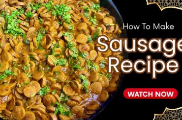 Delicious sausages recipe|how to cook Chicken franks | Indian style hotdog recipes @GloriousCu