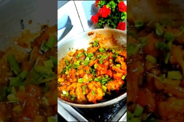 Spicy Chilli Gobhi Recipe😋😝| Gobhi Manchurian Recipe | #shorts #viralvideo