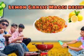 🔴 Lemon Garlic Maggi recipe // Chilli Garlic Maggi Recipe // लेमन गार्लिक मॅगी रेसिपी 😋🍜