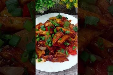 Chilli Potato Recipe #food #cooking#chillipotatorecipe #recipe #easyrecipe