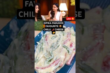 DIPIKA PADUKON FAVOURITE 😻 CHILLI 🌶️ CHEESE 🧀 #shorts