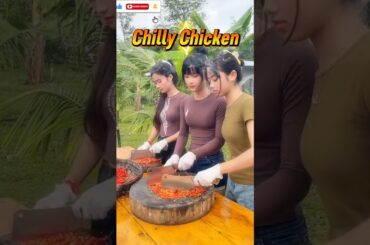 Crispy Chilli Chicken 🔥 | Street-Style Recipe #chilly #chicken #shortsfeed