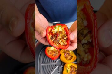 Yummy Stuffed Bell Pepper Recipe #shorts