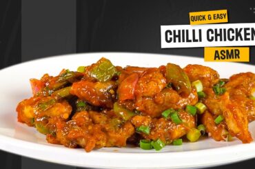 Chicken chilli detailed recipe asmr video (gia)