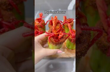 Pepinos locos #botana #recetas #mexicanfood #recetasfaciles