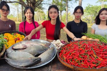 Amazing cooking deep fried fish with chili recipe