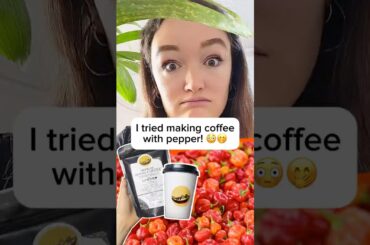 I tried making coffee with pepper! #nigeria 😂😊