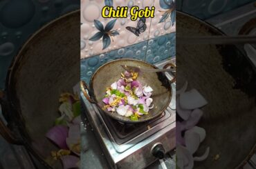 chili Gobi recipe #shorts #ytshorts #chiligobi#recipe #cooking #viral