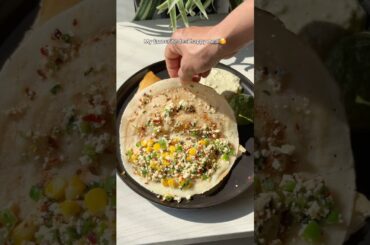 Paneer Cheese Chilli Dosa - Crazy South Indian Fusion Recipe without onion & garlic😍🌶️ #shorts