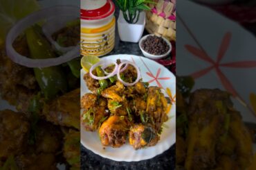 Pepper Chicken Fry 🧡 minivlog#23 #shorts #shortvideo