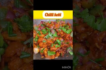Crispy Chilli kobi | chatpata & spicy chilli Gobi | Recipe shorts | #cooking #recipe #shortvideo