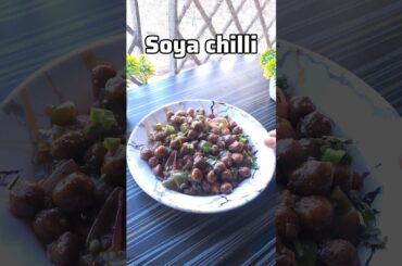 Soya chilli recipe 🤤❤️❤️#shorts #recipe #soyachilli #easyrecipe #quickrecipe
