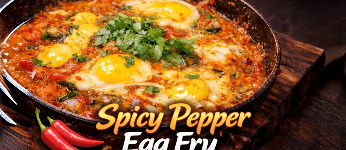 Most Tasty Pepper Mutta Fry 😋 | Easy Egg Recipe Tamil