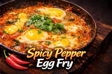 Most Tasty Pepper Mutta Fry 😋 | Easy Egg Recipe Tamil