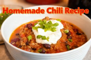 Homemade Chili Recipe – Easy One-Pot Comfort Food