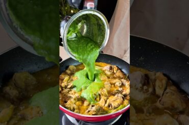 Green Chili Chicken Curry #shorts