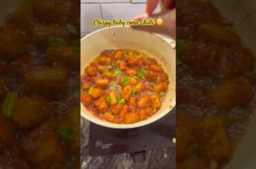 Crispy Baby Corn Chilli 😋||#shortsfeed#viralvideo #recipe #cooking #smitasgoodlife #trendingshorts