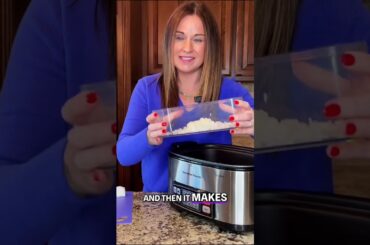 🔥 Crockpot White Chicken Chili in Minutes! #shorts