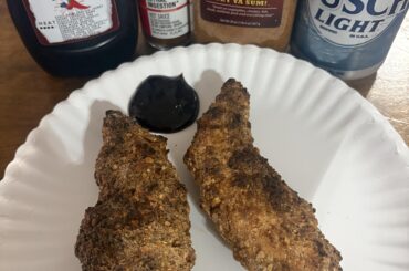 Homemade Sourdough Spicy Tendies