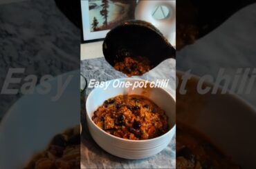 Homemade Chili Recipe – Easy One-Pot Comfort Food #comfortfood #cooking #easydinnerideas