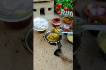 miniature chilli aloo pokora fry | mini cooking #shorts #mini #food #potatofry #fry #recipe #cooking