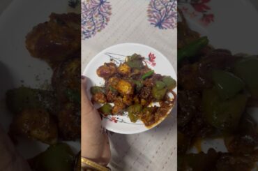 Crispy chilli babycorn 😋 #shortsfeed #minivlog #trendingshorts #youtubeviralshorts #chilibabycorn