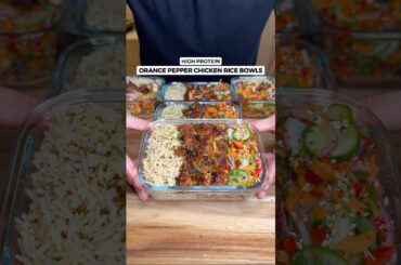 NO REASON To Eat Plain Chicken & Rice! Try This Orange Pepper Chicken Rice Bowls | ONLY 518 Calories