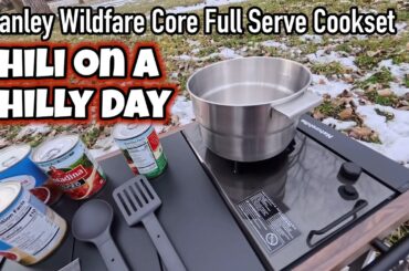 Chili on a Chilly Day in the Stanley Wildfare Core Full Serve Cookset
