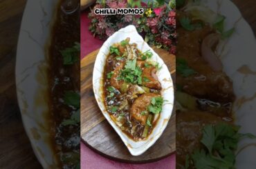chilli momos ✨💗#food #recipe #ytshorts #easyrecipe #trending #youtubeshorts #youtube #chillimomos