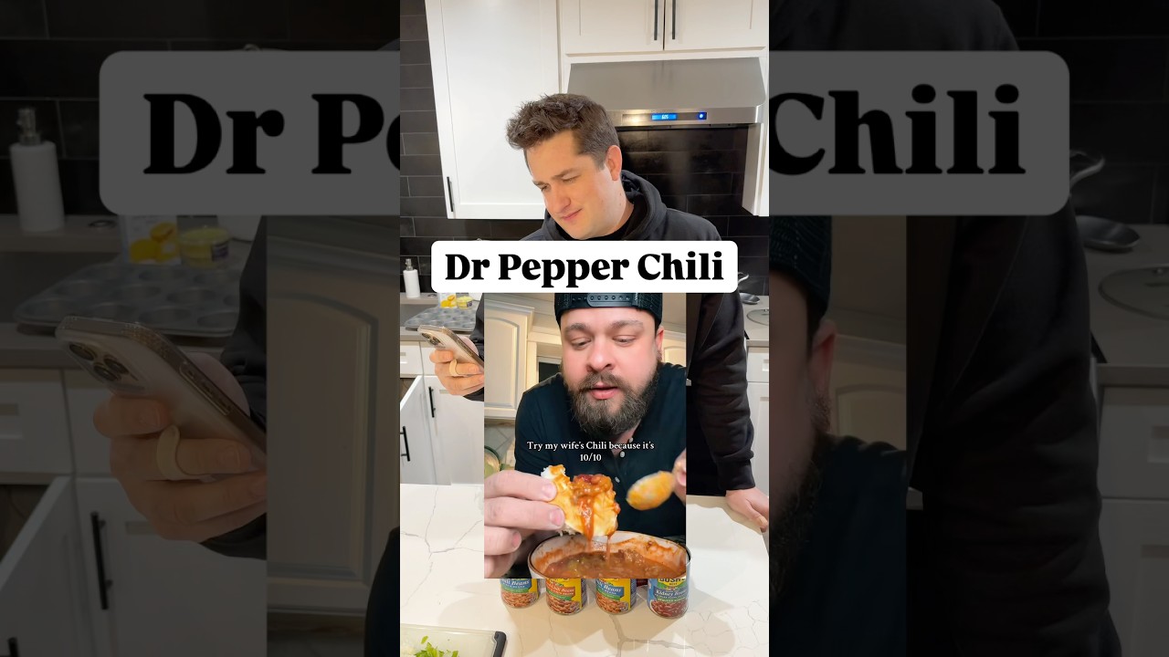 Trying Viral Dr Pepper Chili #foodreview - Chili Chili