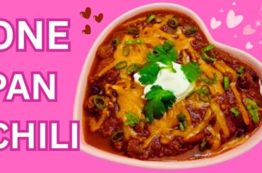 Easy One-Pan Chili Recipe | Hearty & Comforting Chili for Cold Days - Beginner-Friendly