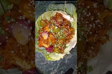 ‼️ Chilli Gobi recipe..|| Chili Kobi recipe.....#gobichilli #chiligobhirecipe#chili #trendingshorts