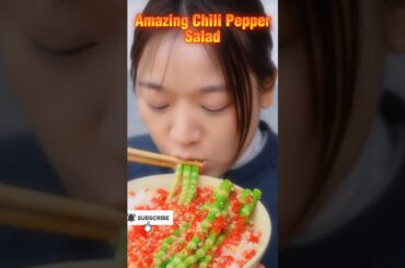 Amazing Chili Pepper Salad | Traditional Homemade Recipe #food #shorts #eating
