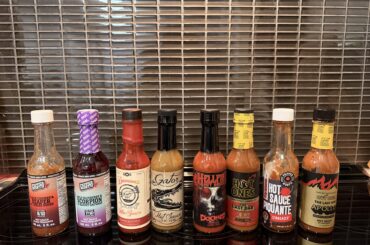 Can you help me rank these sauces in terms of heat?