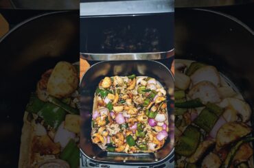 Crispy Chilli Mushroom – Air Fryer Recipe #shortvideo #shorts #cooking #reels #recipe #viralvideo