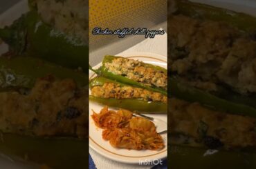 Chicken Stuffed Chilli Peppers Recipe || Cook with me || Cooking Vlog || Recipe || Food Vlog
