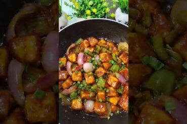 Street Style Chilli Paneer🔥|Manchurian recipe#shorts #chillipaneer #paneerrecipe#viral