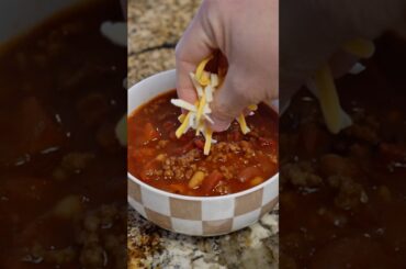 Cozy Chili Recipe 🔥#chili #recipe #cooking #cheftips