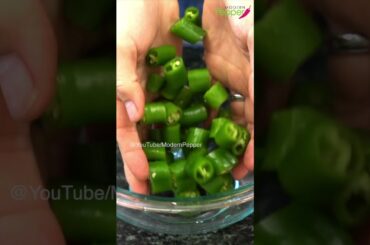 🌶️Korean Pepper Side Dish Banchan ⬇️RECIPE⬇️ 🇰🇷된장무침 #koreanfood