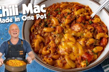 EASY One-Pot Chili Mac (Super Bowl Ready!)